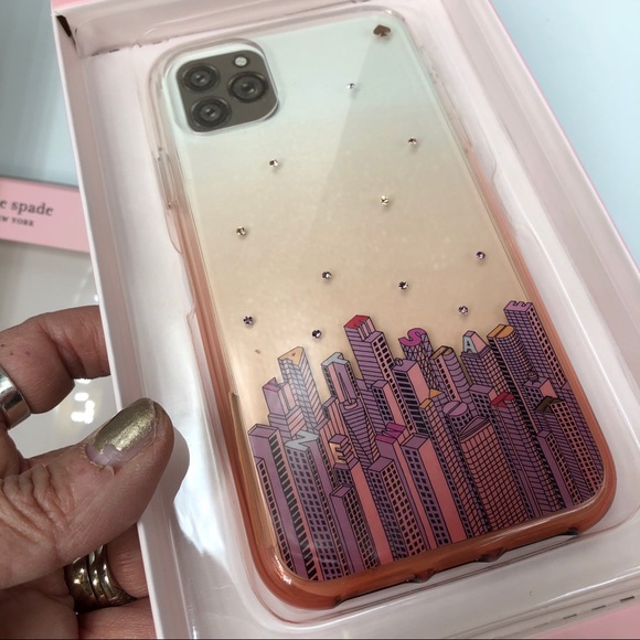 kate spade jeweled rock center iphone 11 pro case